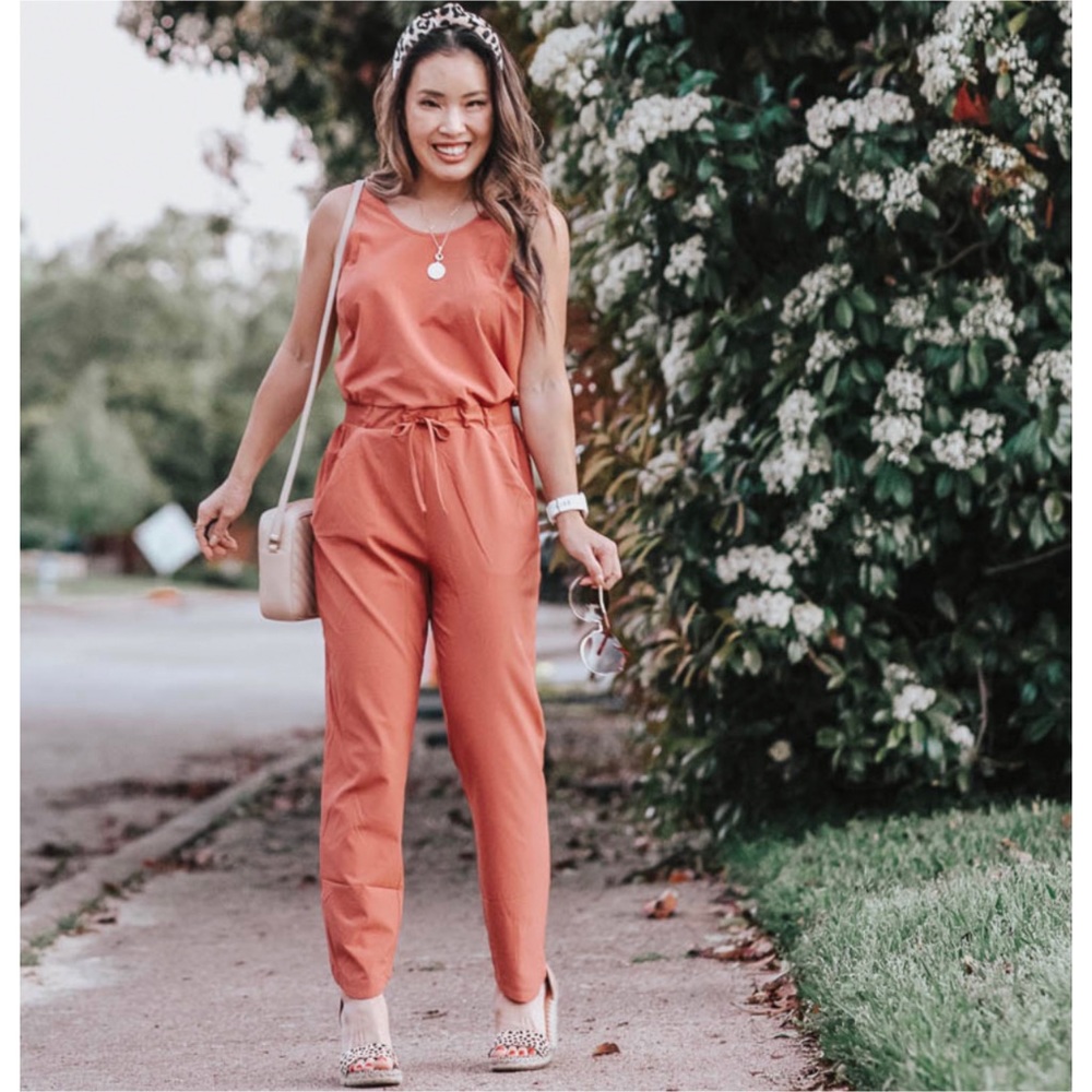 All in motion orange jumpsuit